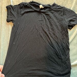 Kate Quinn Black Short Sleeve bamboo  Tee